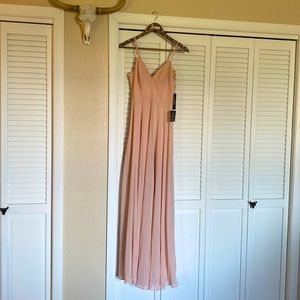 BLUSH BRIDESMAIDS DRESS